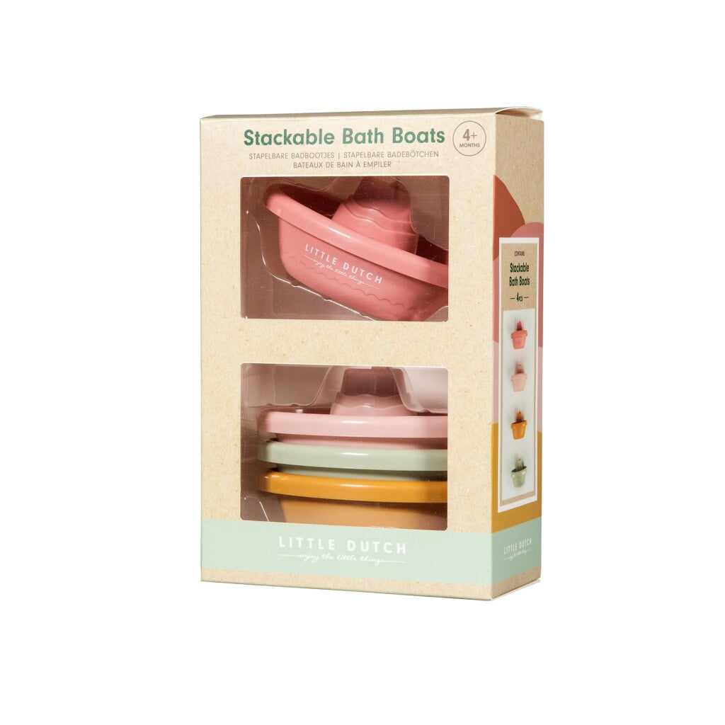 Little Dutch 4 Bad Bootjes Set Roze Bad Speelgoed Joy&Bloom