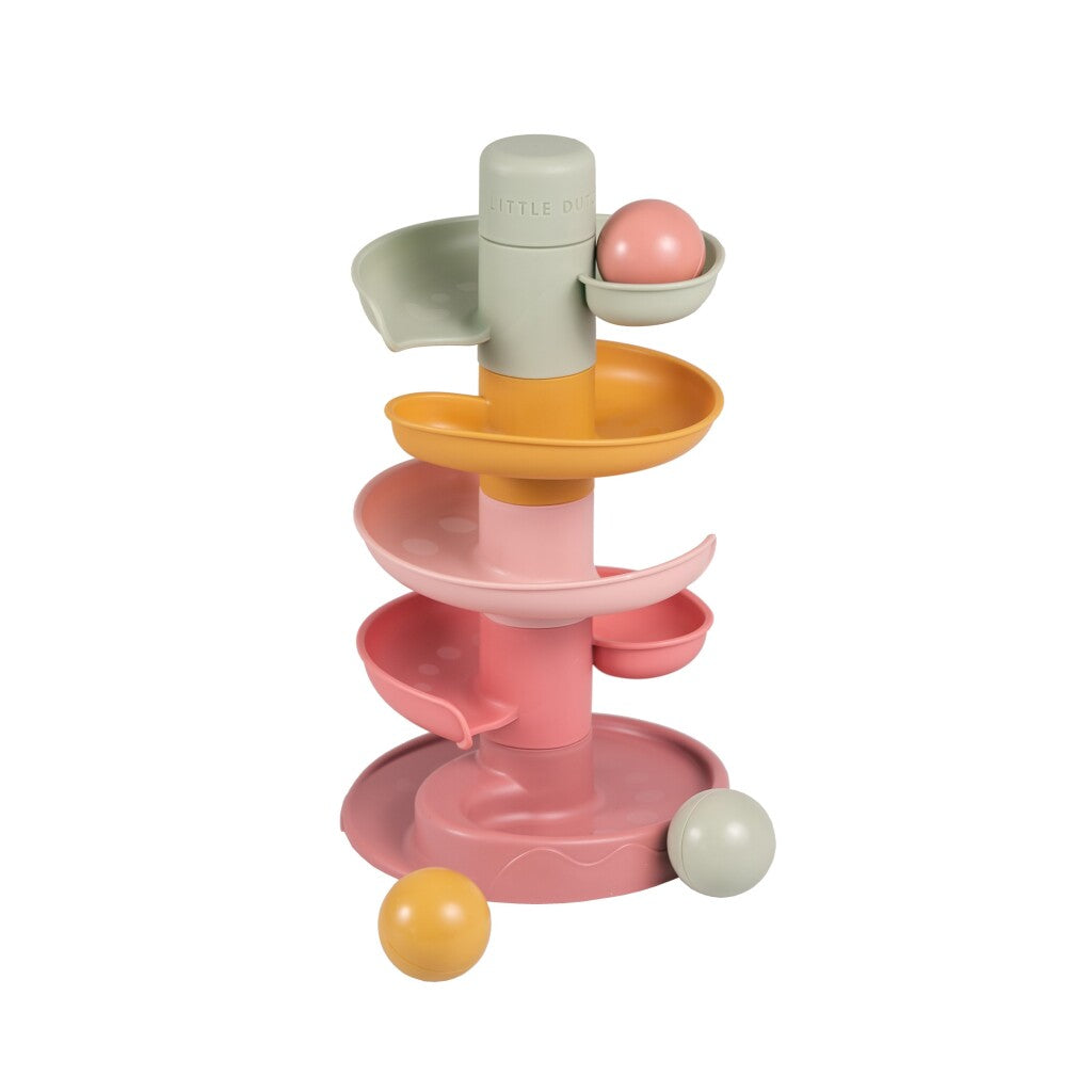 Little Dutch Spiraaltoren Roze Sorteren & Stapelen Joy&Bloom