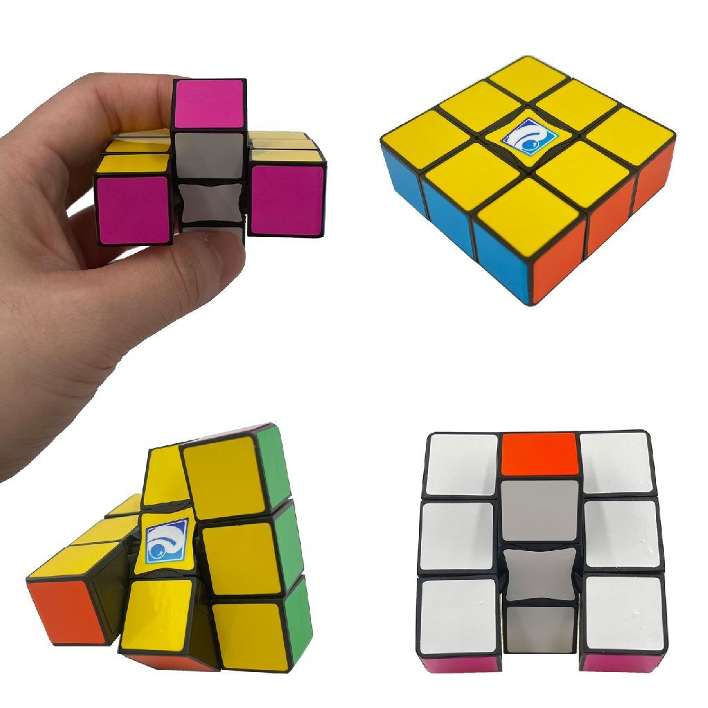 Clown Games Magic Cube 1X3 Diverse Puzzels Joy&Bloom