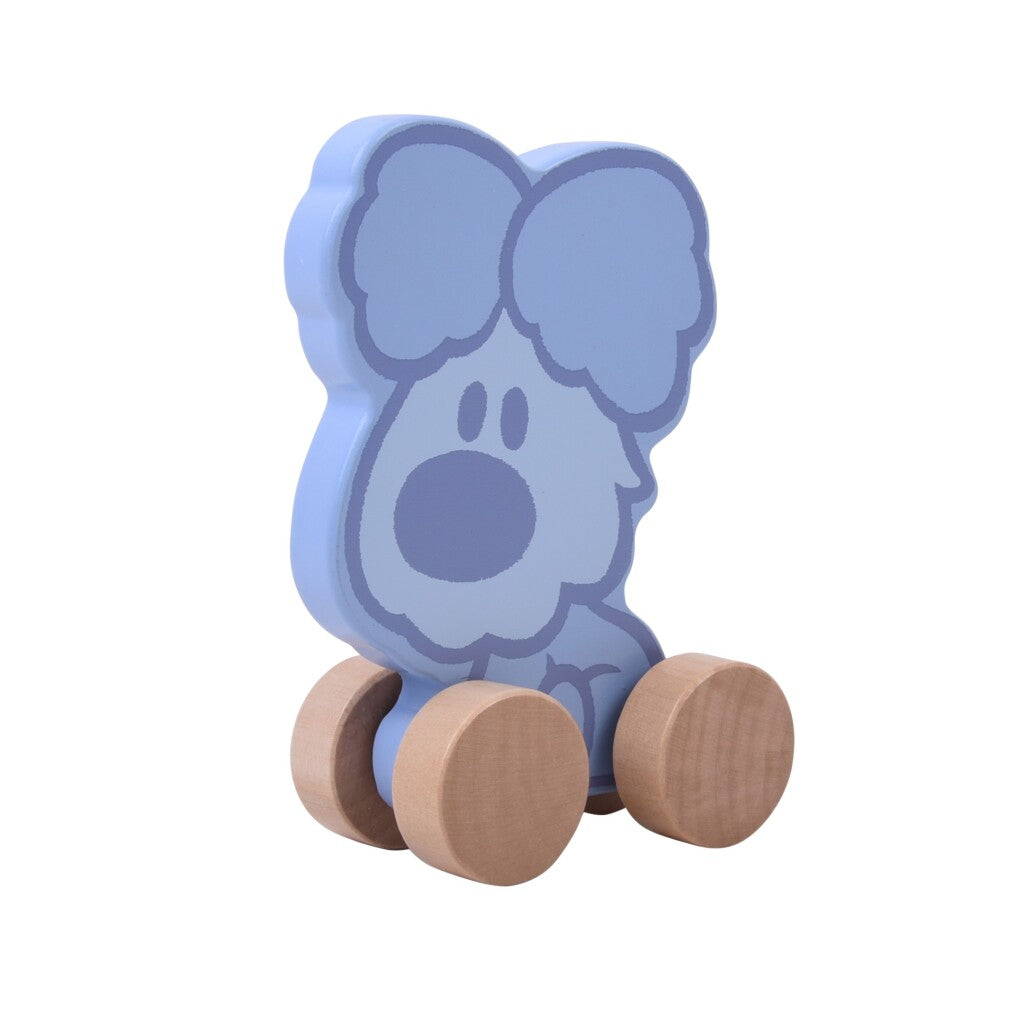 Woezel En Pip Rubo Toys Woezel En Pip Baby Houten Wielfiguren Assorti Trekfiguren & Duwfiguren Joy&Bloom