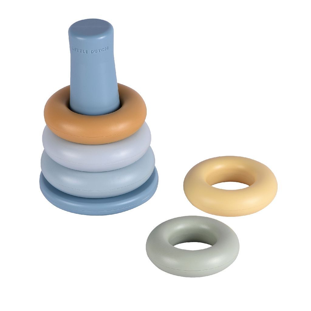 Little Dutch Stapelringen Blauw Sorteren & Stapelen Joy&Bloom