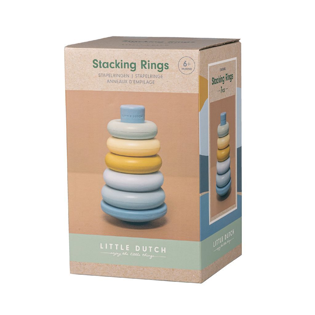 Little Dutch Stapelringen Blauw Sorteren & Stapelen Joy&Bloom