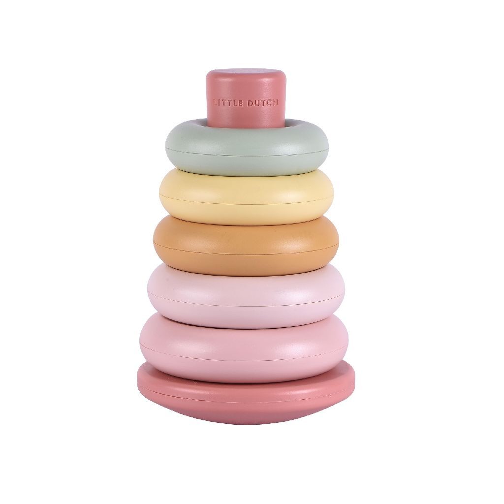 Little Dutch Stapelringen Roze Sorteren & Stapelen Joy&Bloom
