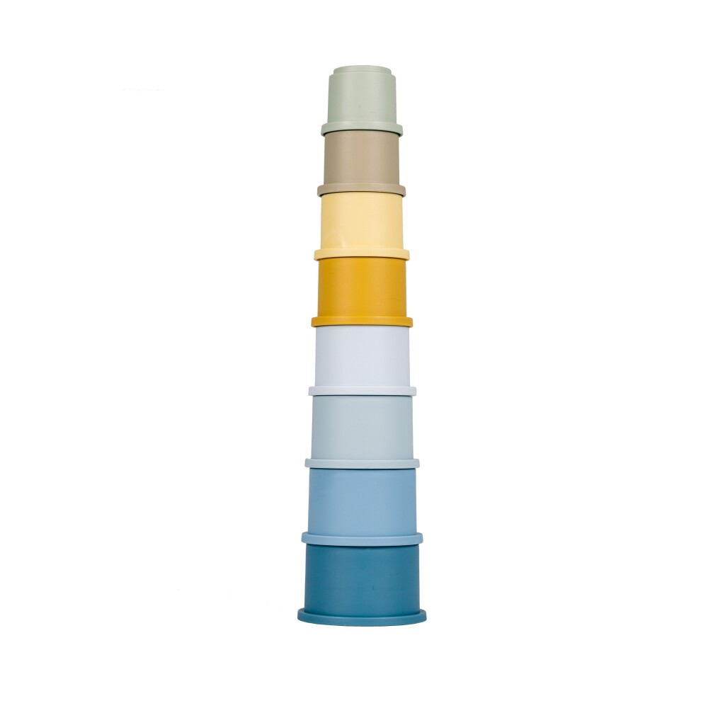 Little Dutch Stapelbekers Blauw Sorteren & Stapelen Joy&Bloom