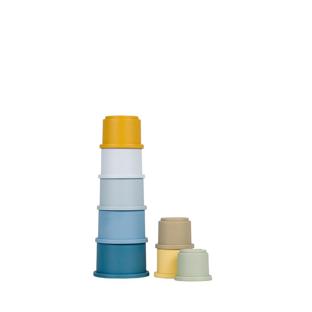 Little Dutch Stapelbekers Blauw Sorteren & Stapelen Joy&Bloom