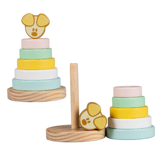 Woezel En Pip Houten Stapeltoren Pip Default Title Sorteren & Stapelen Joy&Bloom