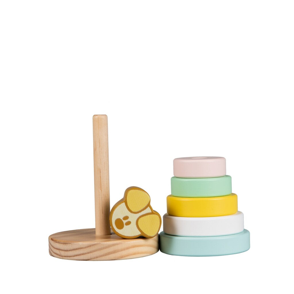 Woezel En Pip Houten Stapeltoren Pip Sorteren & Stapelen Joy&Bloom
