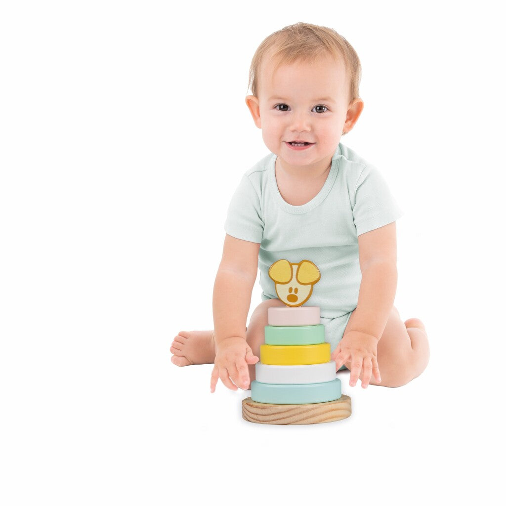 Woezel En Pip Houten Stapeltoren Pip Sorteren & Stapelen Joy&Bloom