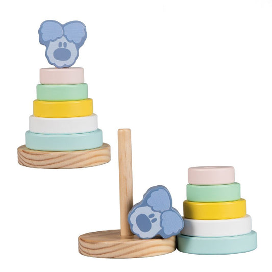 Woezel En Pip Houten Stapeltoren Woezel Default Title Sorteren & Stapelen Joy&Bloom