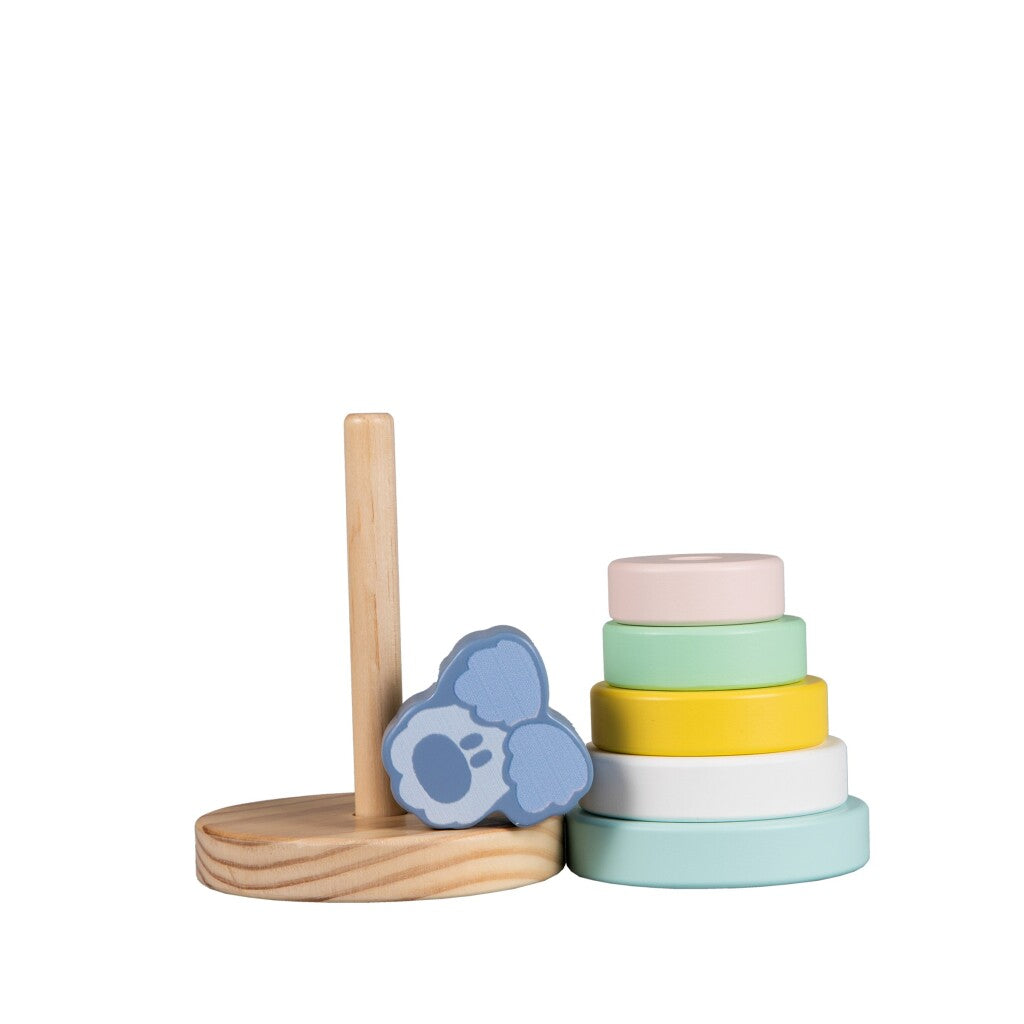 Woezel En Pip Houten Stapeltoren Woezel Sorteren & Stapelen Joy&Bloom