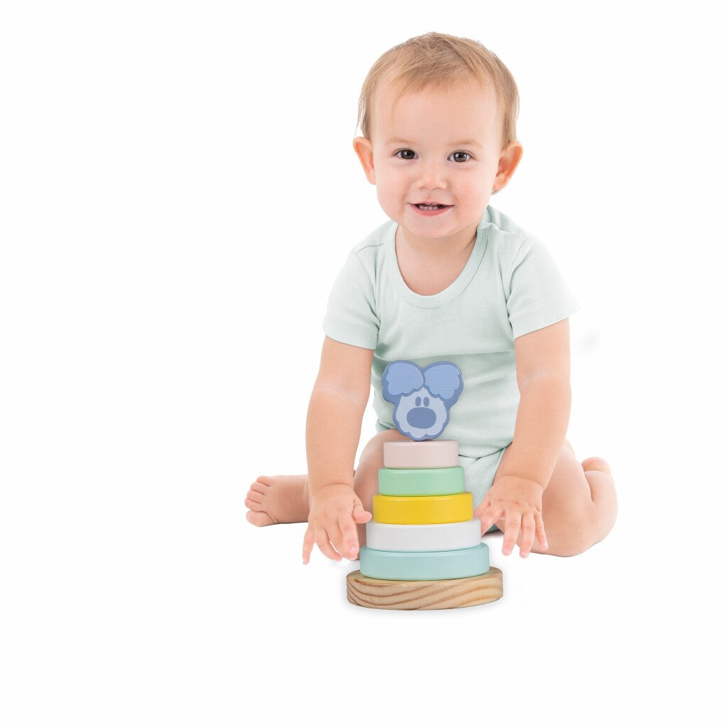 Woezel En Pip Houten Stapeltoren Woezel Sorteren & Stapelen Joy&Bloom