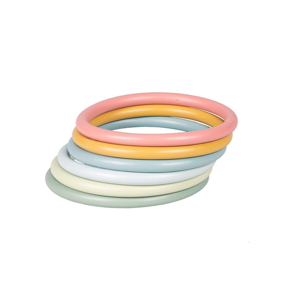 Little Dutch Activity Ringen 6 Stuks Sorteren & Stapelen Joy&Bloom