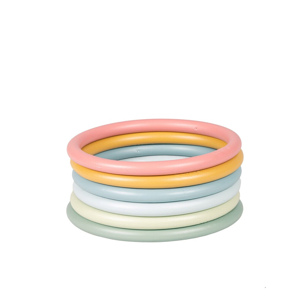Little Dutch Activity Ringen 6 Stuks Sorteren & Stapelen Joy&Bloom