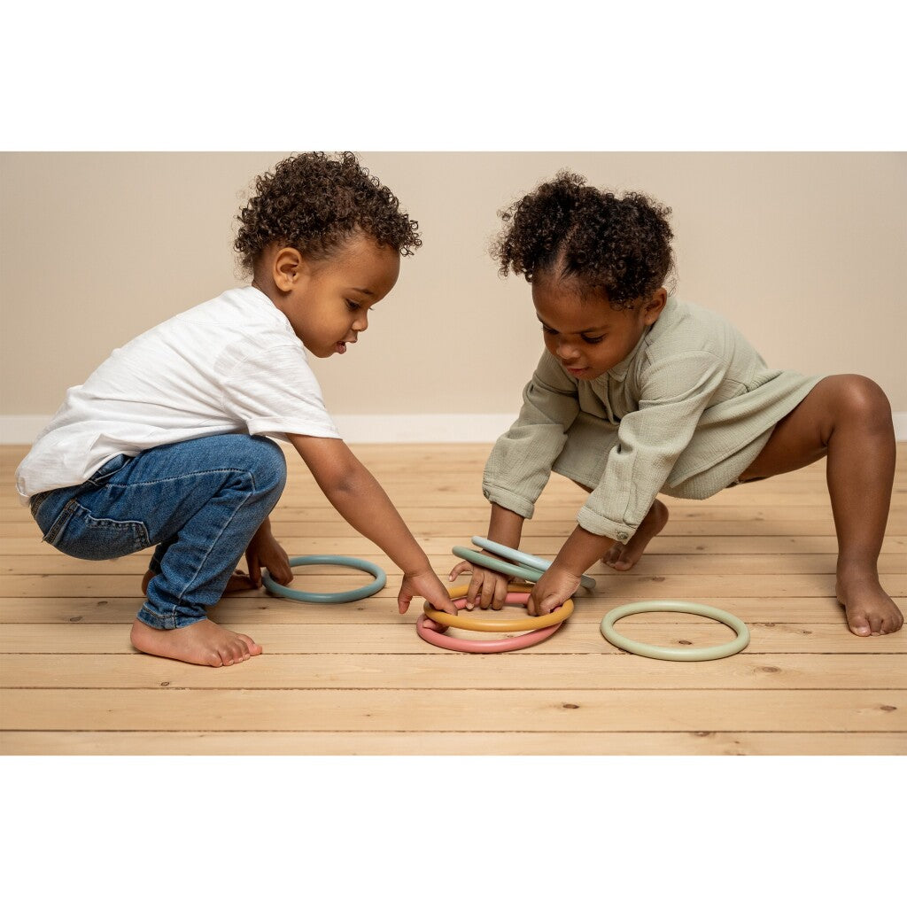 Little Dutch Activity Ringen 6 Stuks Sorteren & Stapelen Joy&Bloom