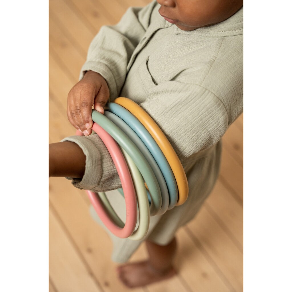 Little Dutch Activity Ringen 6 Stuks Sorteren & Stapelen Joy&Bloom