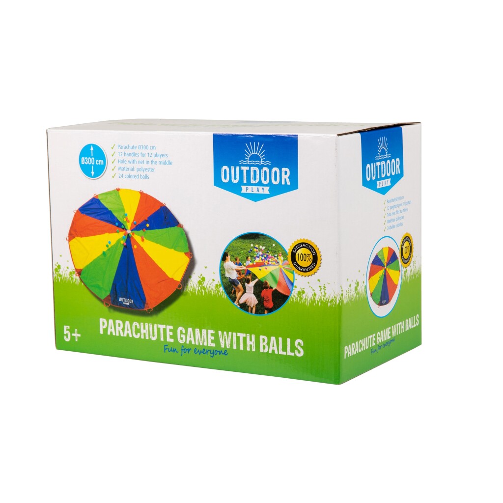 Outdoor Play Parachutedoek Met Ballen Zomerpret/Waterpret Joy&Bloom