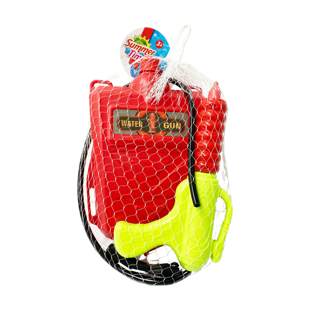 Summertime Brandweer Waterpistool 2000 Ml Rood/Geel Waterpistolen Joy&Bloom