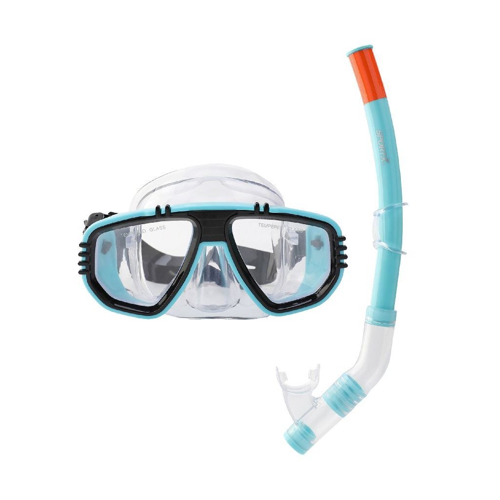 Sportx Volwassenen Snorkelset 4 Sterren Assorti Duikbril + Zwembril + Snorkel Joy&Bloom