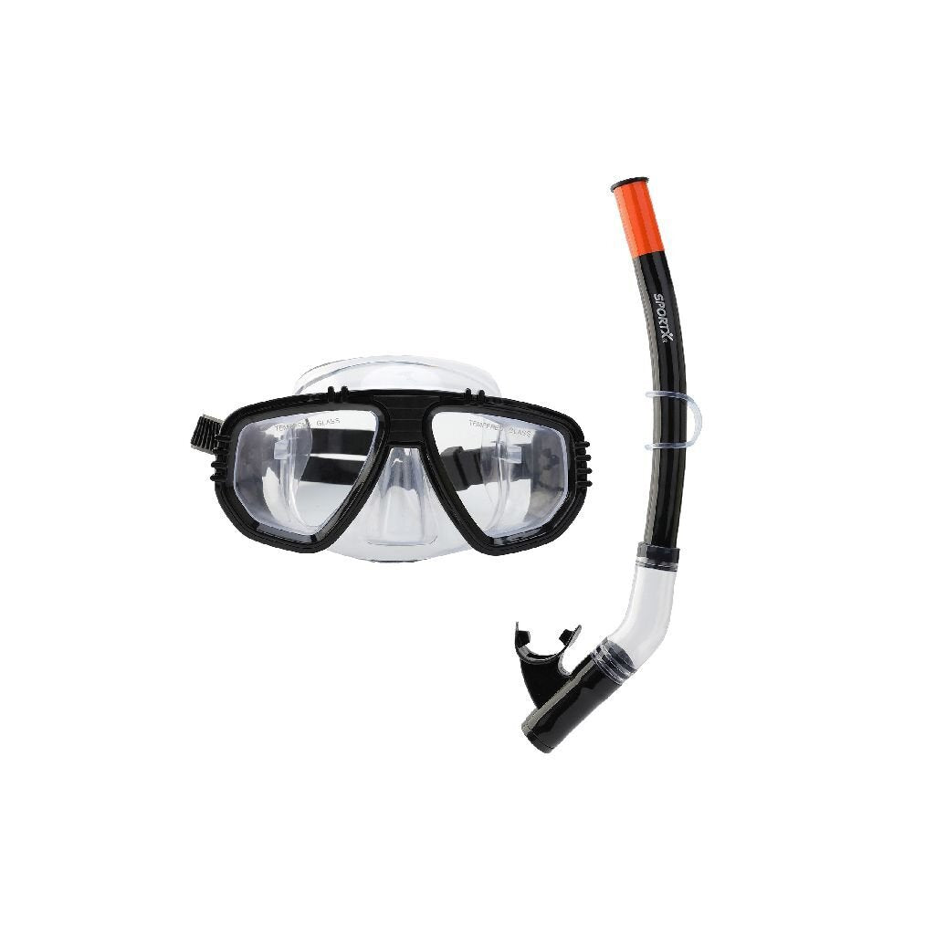 Sportx Volwassenen Snorkelset 4 Sterren Assorti Duikbril + Zwembril + Snorkel Joy&Bloom