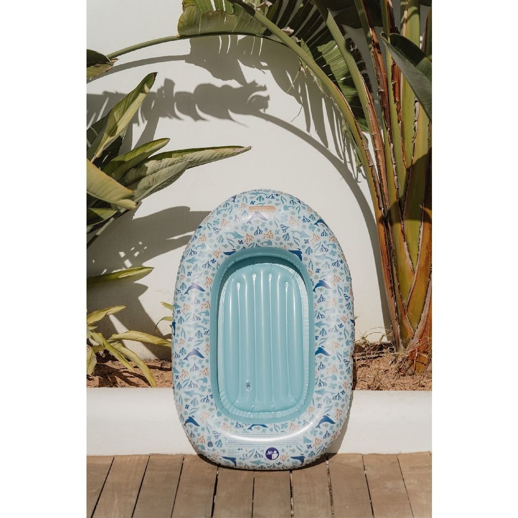 Little Dutch Ocean Dreams Opblaasboot 100X67 Cm Blauw Relaxen en Spelen Joy&Bloom