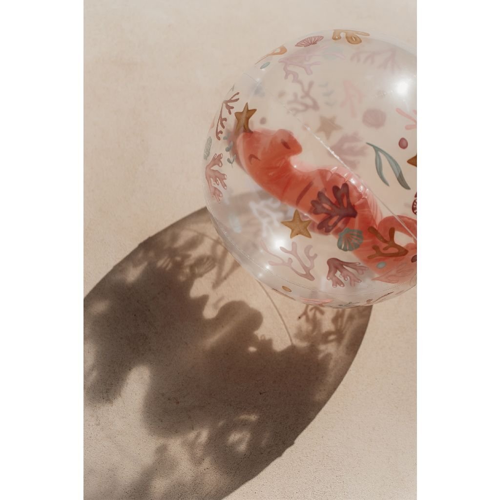 Little Dutch Ocean Dreams 3D Strandbal Zeepaardje 35 Cm Zomerpret/Waterpret Joy&Bloom