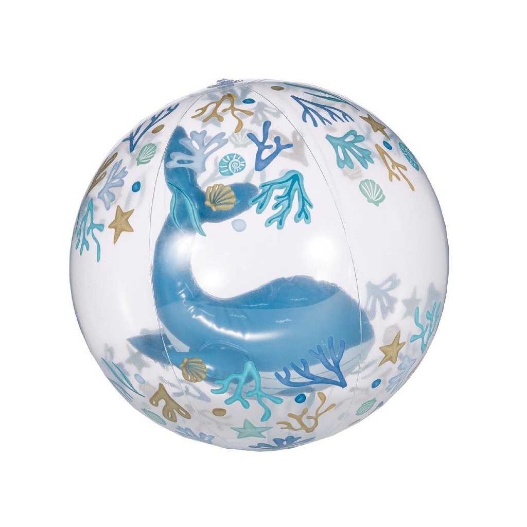 Little Dutch Ocean Dreams 3D Strandbal Walvis 35 Cm Default Title Zomerpret/Waterpret Joy&Bloom