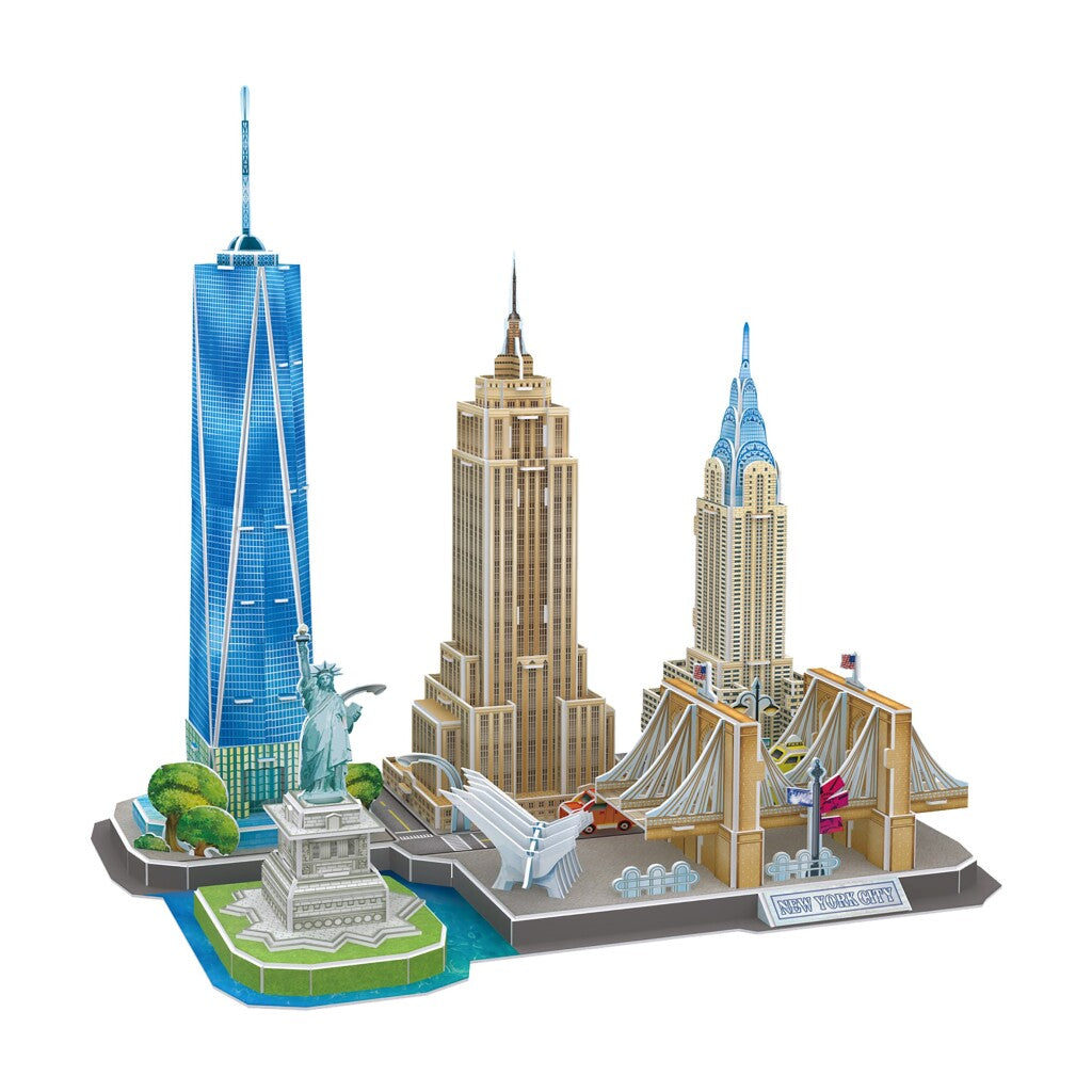 Cubic Fun City Line 3D Puzzel New York City 123 Stukjes 3D Puzzels Joy&Bloom