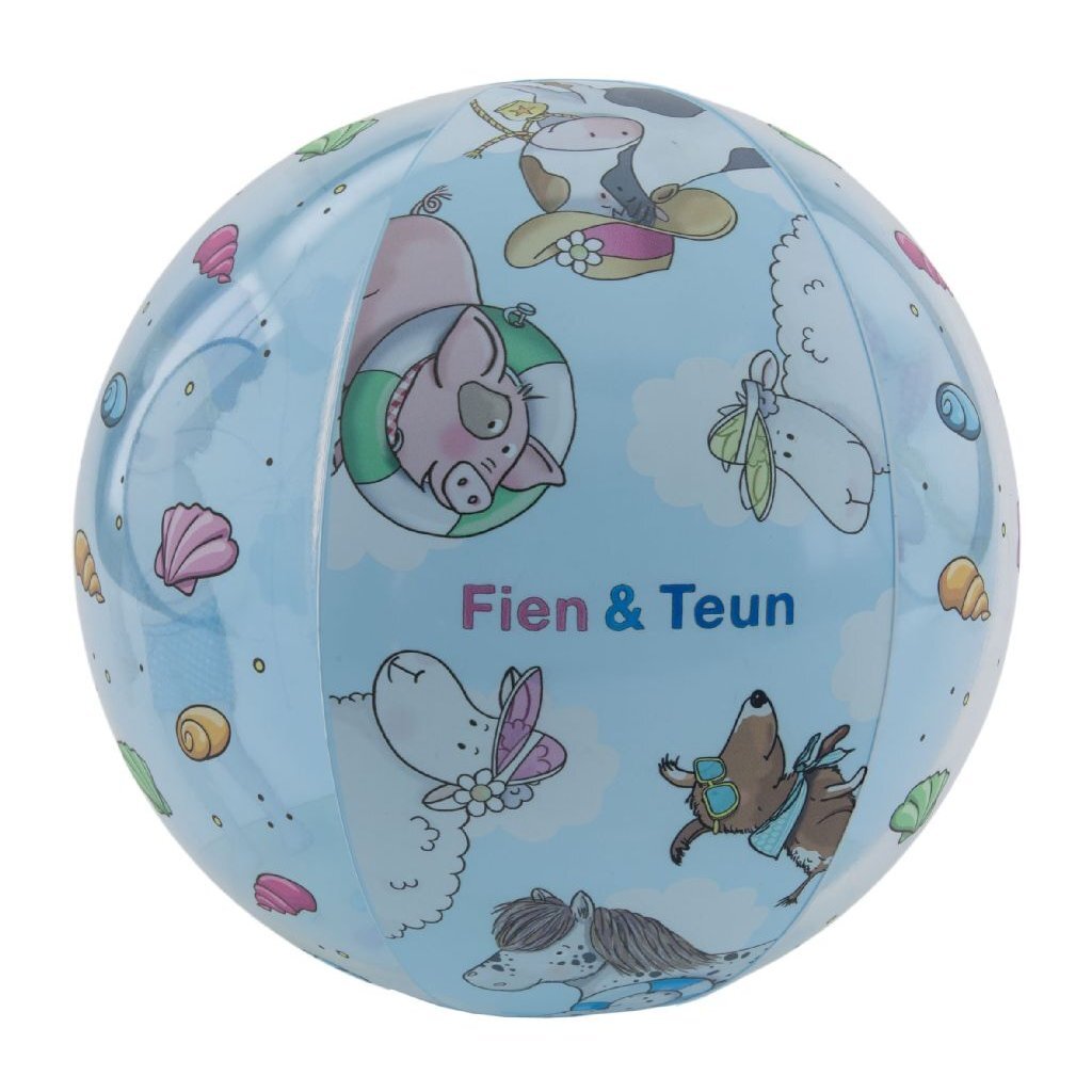 Fien & Teun Fien &Amp; Teun Strandbal 35 Cm Zomerpret/Waterpret Joy&Bloom