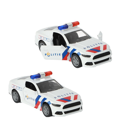 112 Pull-Back Politie Sportwagen 1:36 + Licht En Geluid Default Title Politie Speelgoed Joy&Bloom