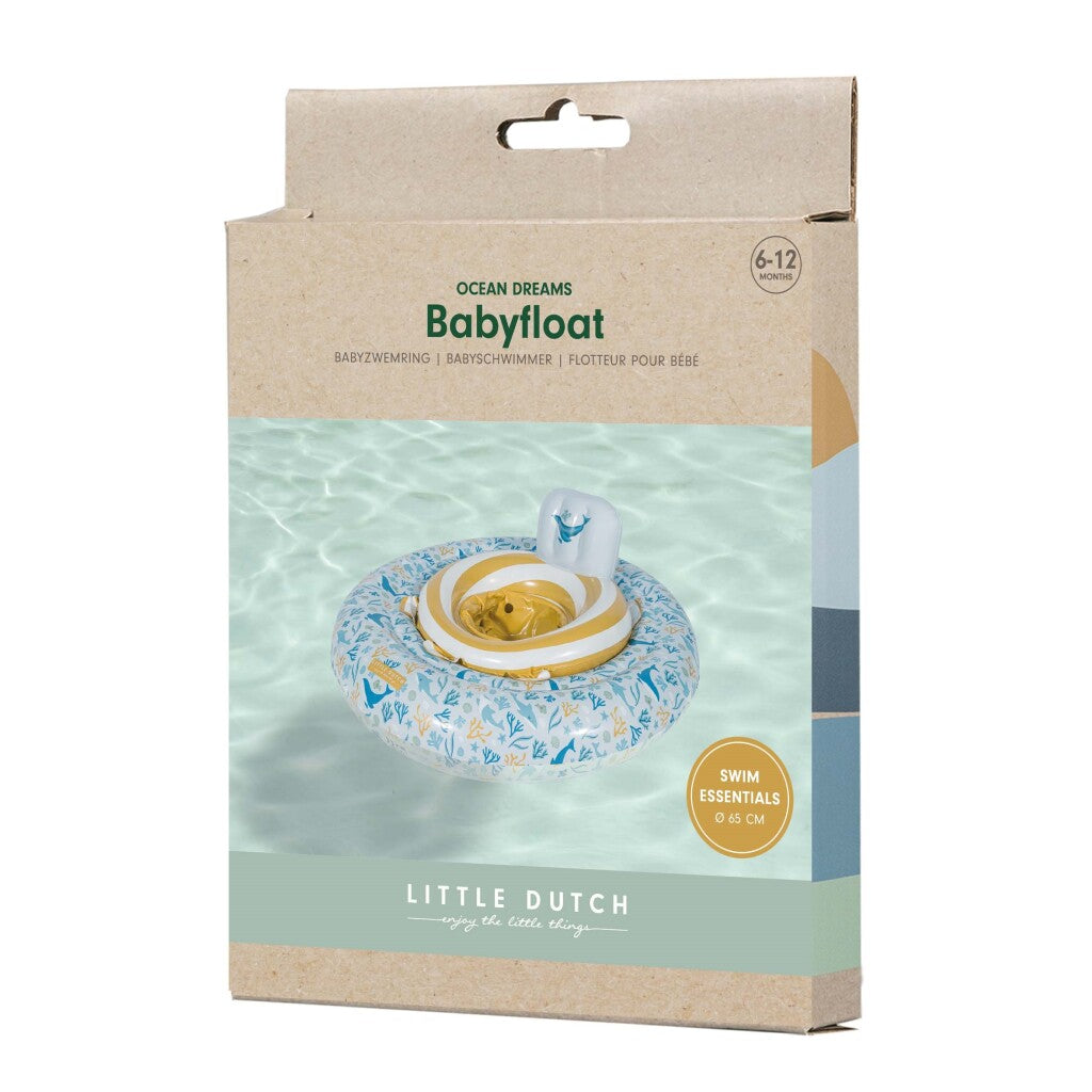 Little Dutch Ocean Dreams Babyfloat 67 Cm Blauw Relaxen en Spelen Joy&Bloom