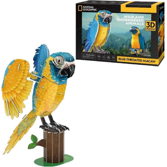 National Geographic 3D Puzzel Ara 94 Stukjes Default Title 3D Puzzels Joy&Bloom