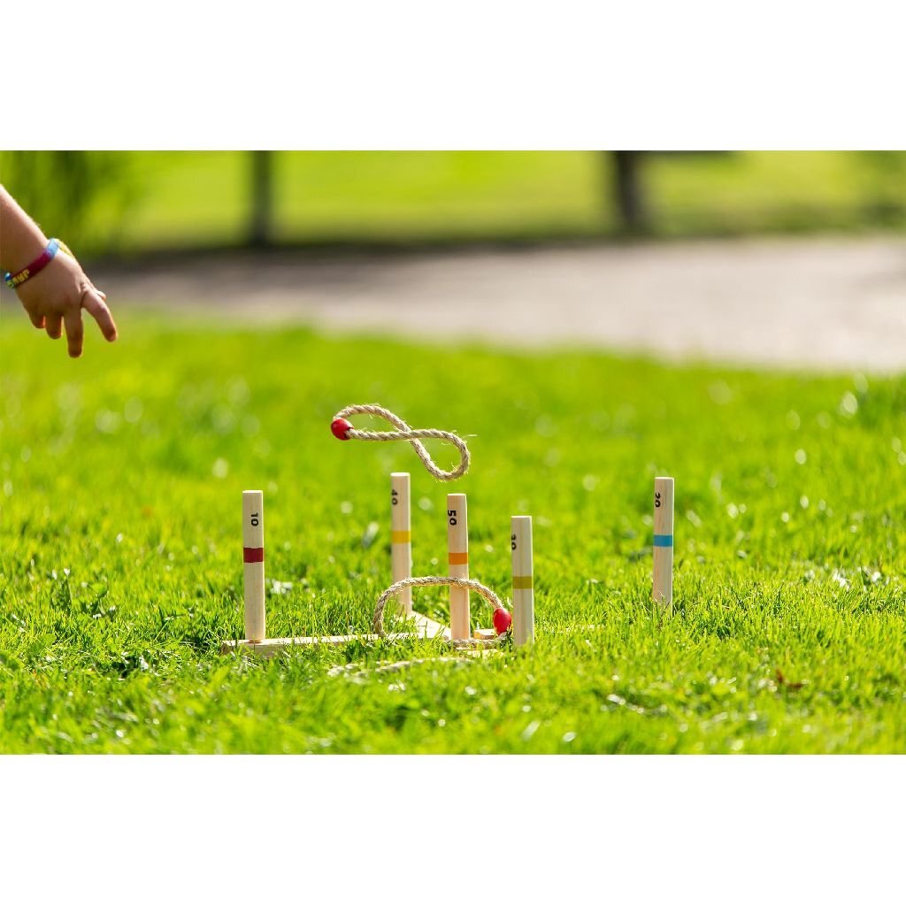 Outdoor Play Houten Ringwerpspel + Draagtas Diversen Joy&Bloom