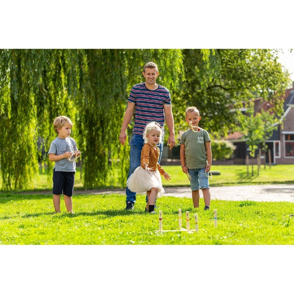Outdoor Play Houten Ringwerpspel + Draagtas Diversen Joy&Bloom