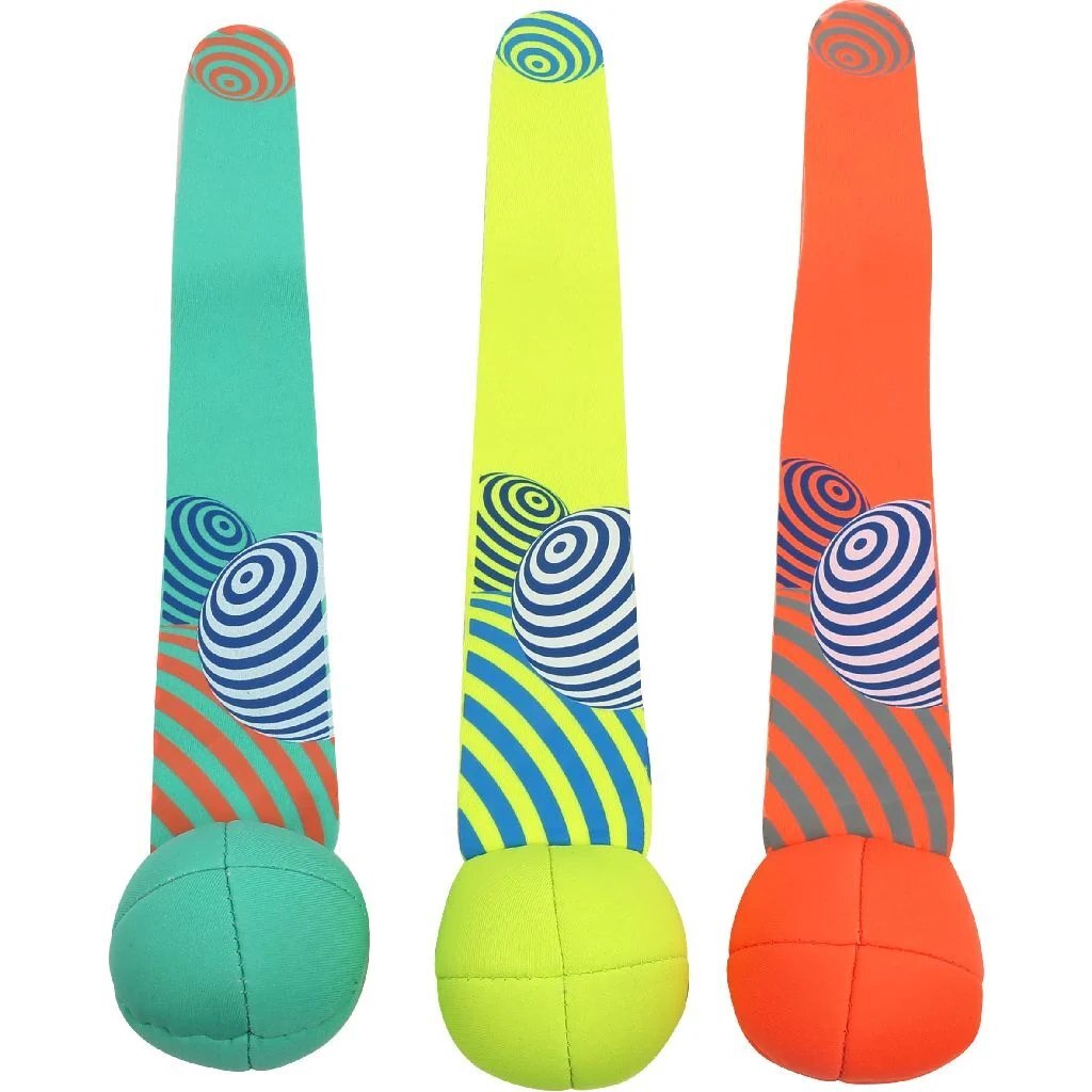 Overige Merken Neoprene Tail Balls 3 Stuks Zomerpret/Waterpret Joy&Bloom
