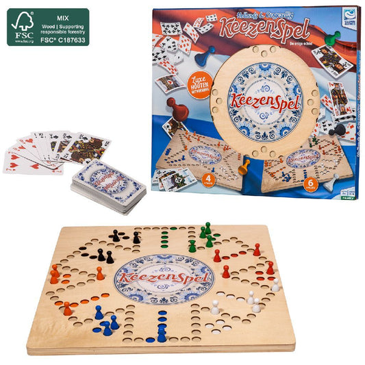 Clown Games Houten Keezenspel Default Title Bordspellen & Klassieke Spellen Joy&Bloom