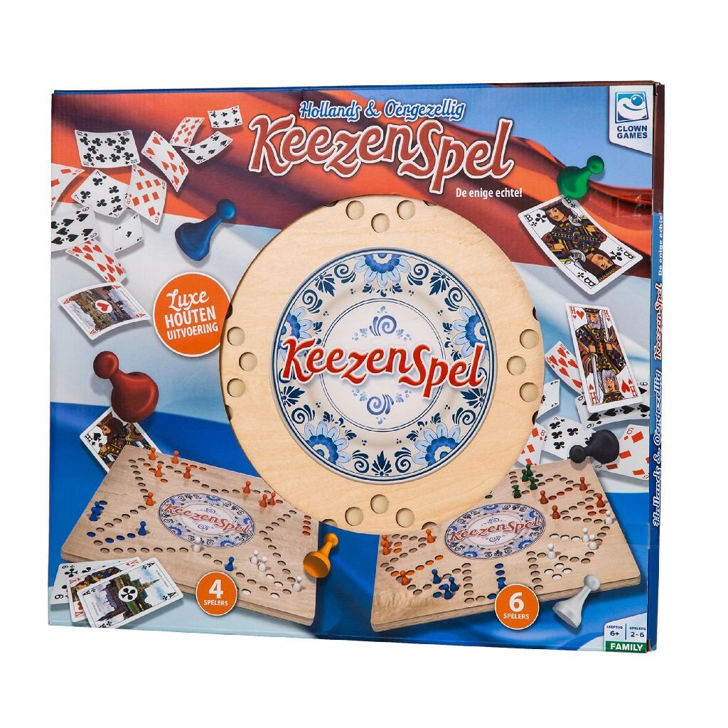 Clown Games Houten Keezenspel Bordspellen & Klassieke Spellen Joy&Bloom