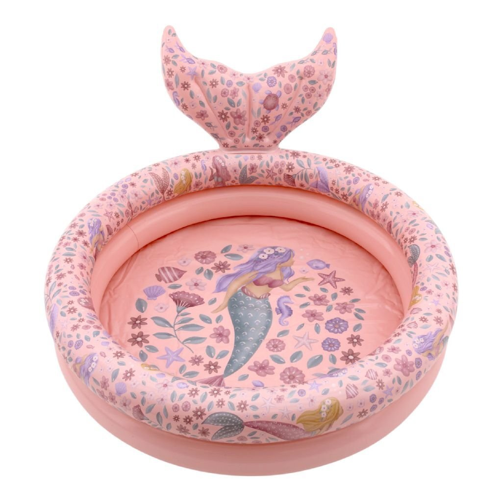 Little Dutch Dreamy Mermaid Zwembad Met Staart 80 Cm Roze Default Title Kinderzwembaden Joy&Bloom