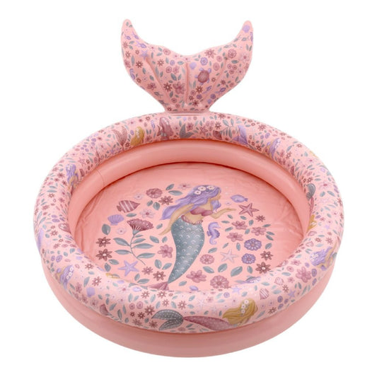 Little Dutch Dreamy Mermaid Zwembad Met Staart 80 Cm Roze Default Title Kinderzwembaden Joy&Bloom