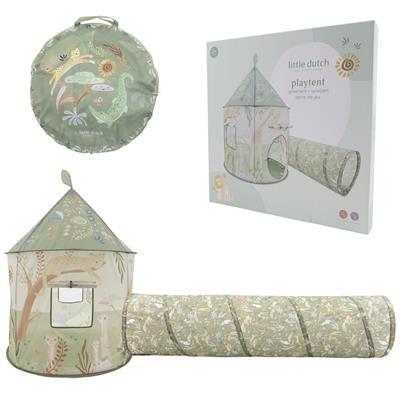 Rubo Toys Little Dutch Safari Tent Met Kruiptunnel Default Title Diversen Joy&Bloom