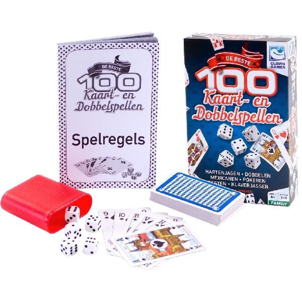 Clown Games 100 Kaart & Dobbel Spellen Default Title Dobbelspellen Joy&Bloom