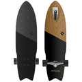 Street Surfing Shark Attack 36" Zelfrijdend Longboard Koa Black Default Title Skateboard/Waveboard/Longboard Joy&Bloom