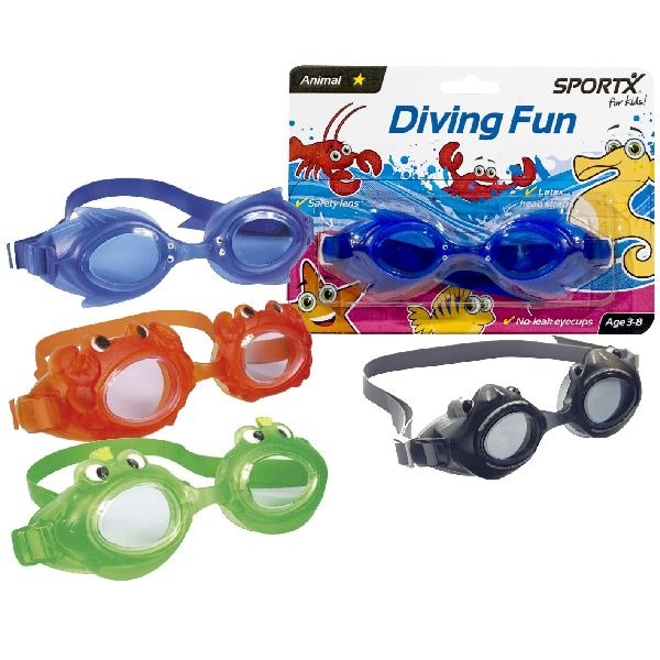 Sportx Kids Chloorbril Dier 3-8 Jaar Default Title Duikbril + Zwembril + Snorkel Joy&Bloom