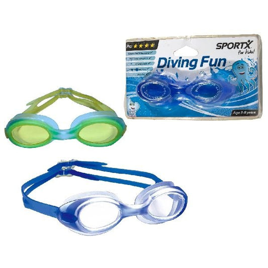 Sportx Kids Chloorbril Pro 3-8 Jaar Default Title Duikbril + Zwembril + Snorkel Joy&Bloom