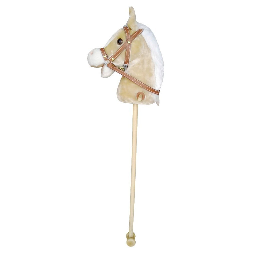 Basic Pluchen Stokpaard Met Geluid 97 Cm Assorti Dieren Joy&Bloom