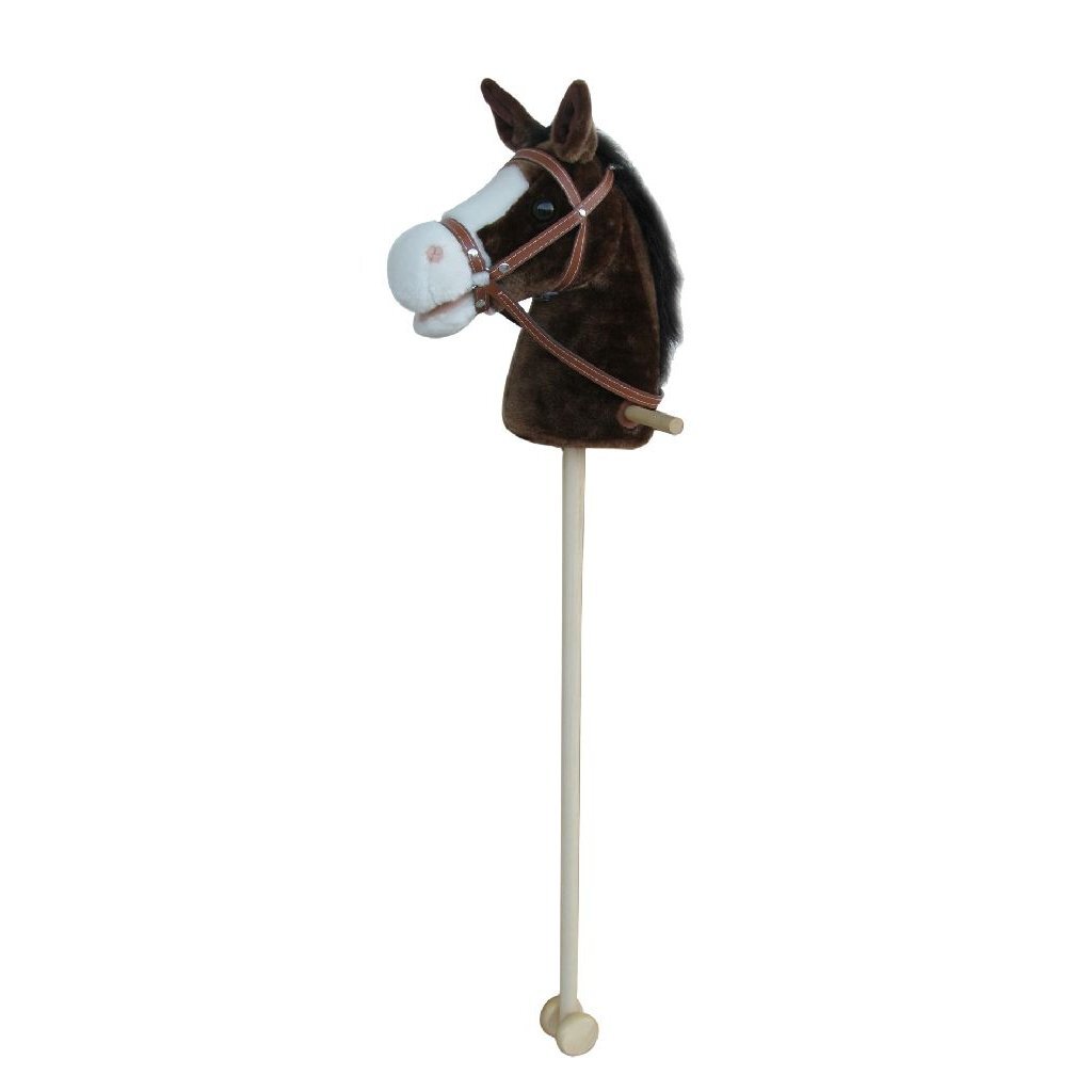 Basic Pluchen Stokpaard Met Geluid 97 Cm Assorti Dieren Joy&Bloom