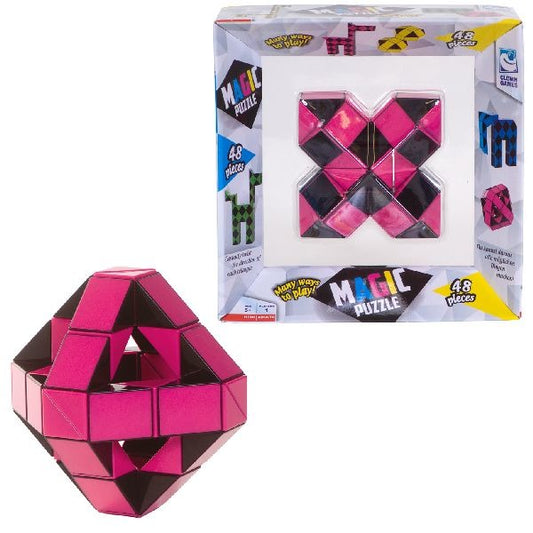Clown Games Magic Puzzle 48-Delig Roze Default Title Diverse Puzzels Joy&Bloom