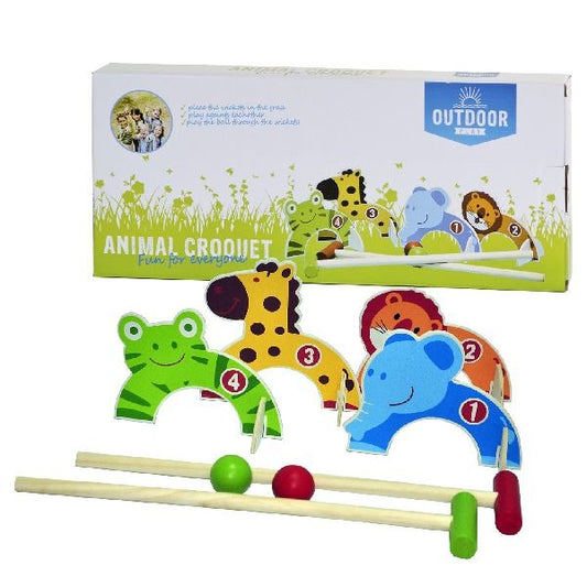 Outdoor Play Dieren Croquet Set Default Title Diversen Joy&Bloom
