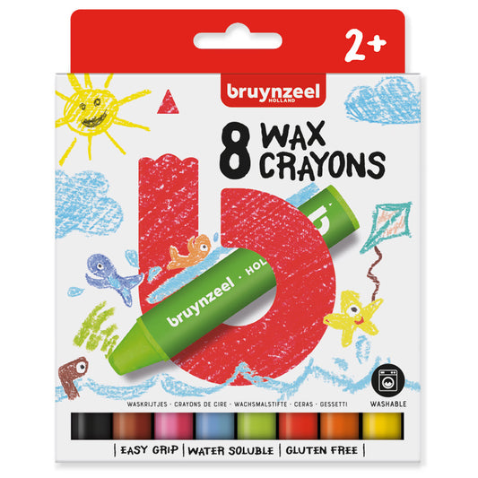 Bruynzeel Glutenvrije Dikke Waskrijtjes 8 Stuks Default Title Waskrijt Joy&Bloom