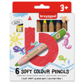 Bruynzeel Soft Colour Kleurpotloden 6 Stuks Default Title Kleurpotloden Joy&Bloom