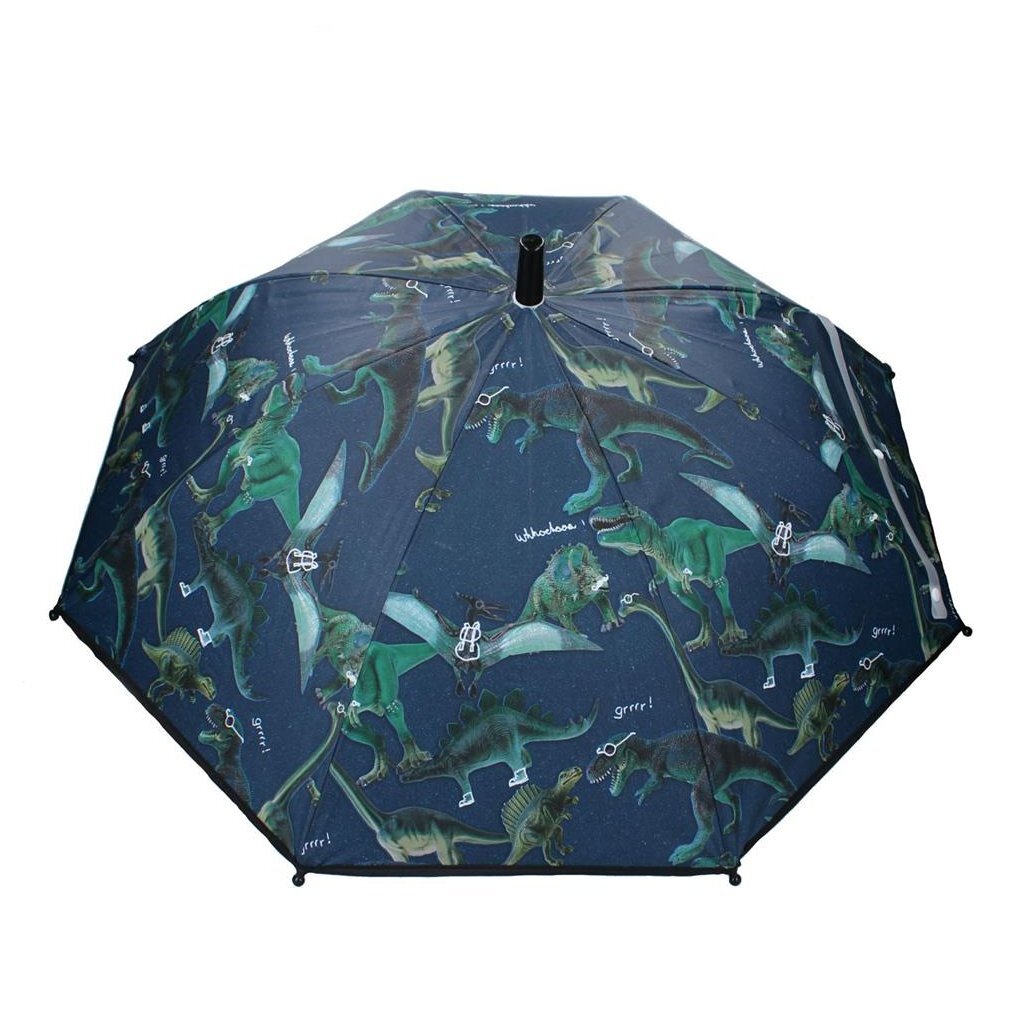 Basic Paraplu Dino's Blauw/Groen Kinderparaplu's Joy&Bloom